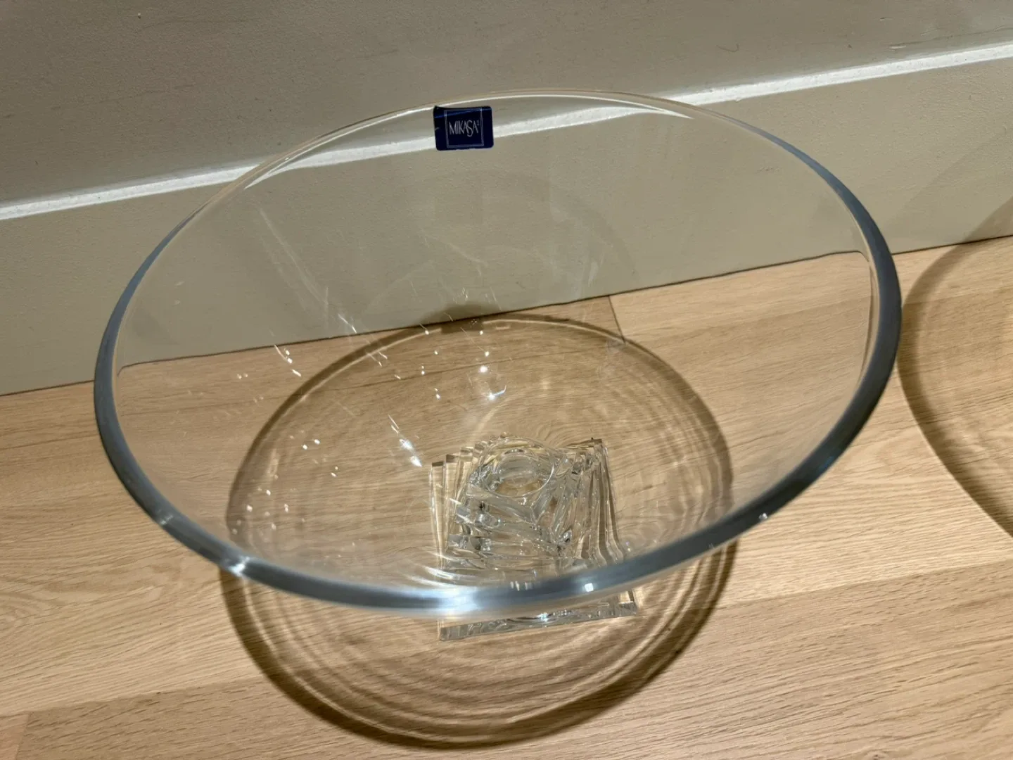 Mikasa Crystal Footed Bowl - photo 3