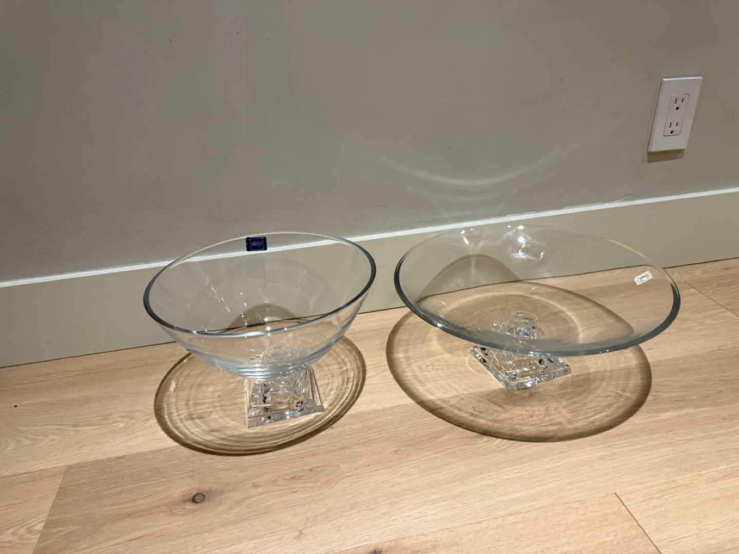 Mikasa Crystal Pedestal Bowls - photo 4