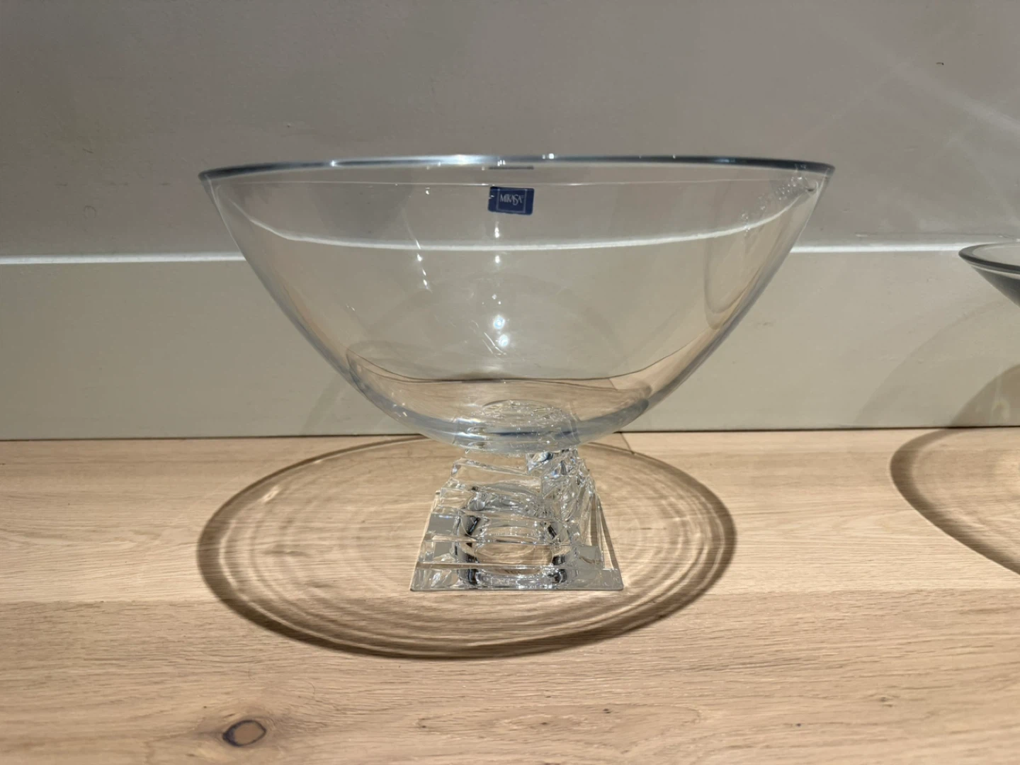 Mikasa Crystal Pedestal Bowls