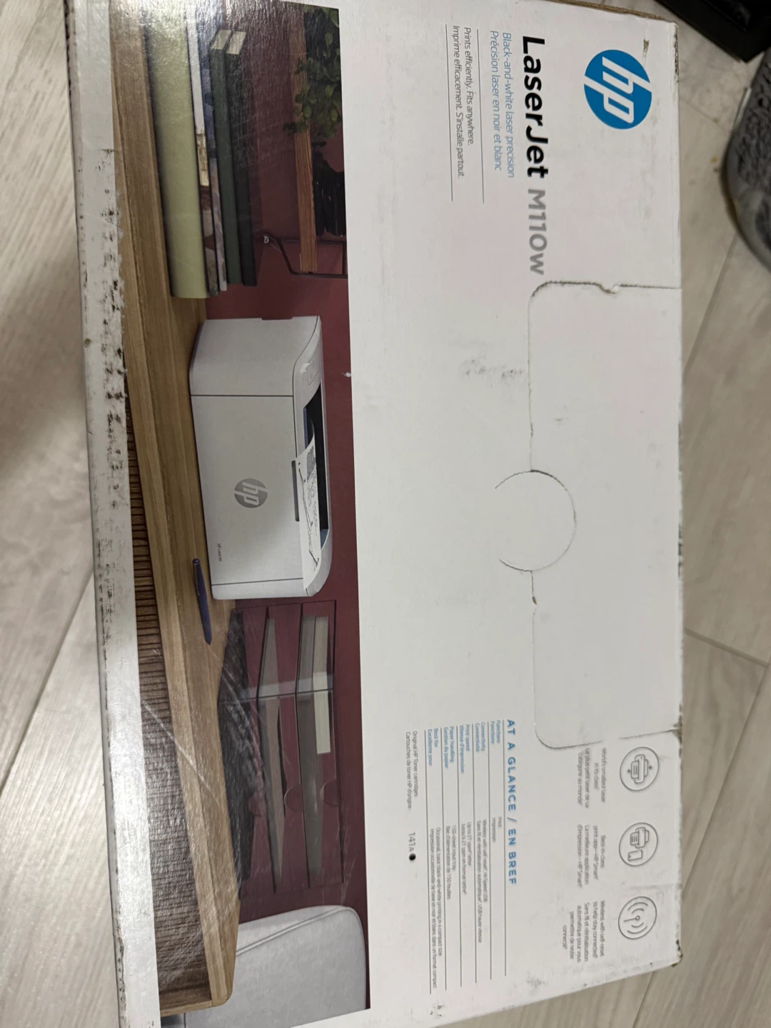 HP LaserJet M110w Wireless Monochrome Laser Printer - photo 2
