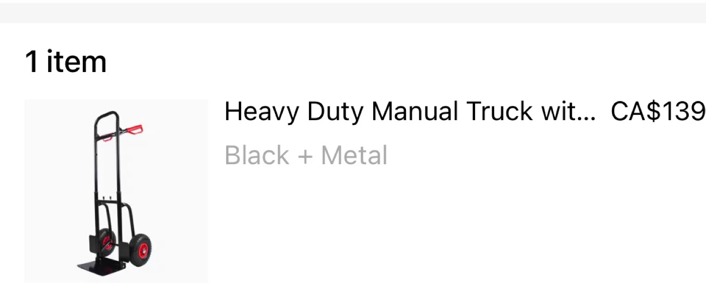 2x Black Push Cart Dolly - photo 4