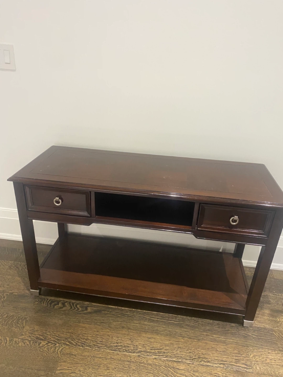 Console Table with Drawer and Shelf