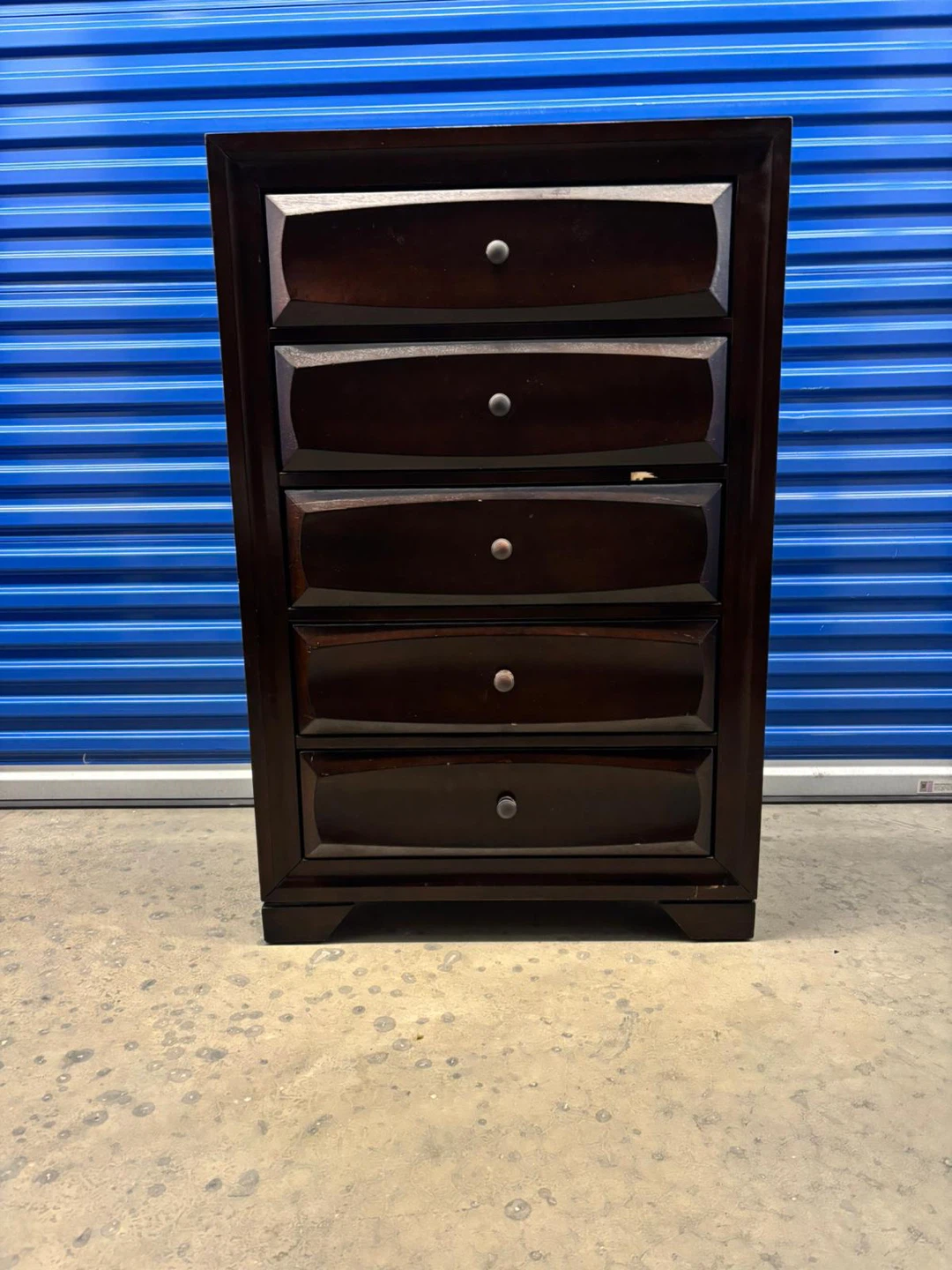 Dark Brown 5-Drawer Dresser