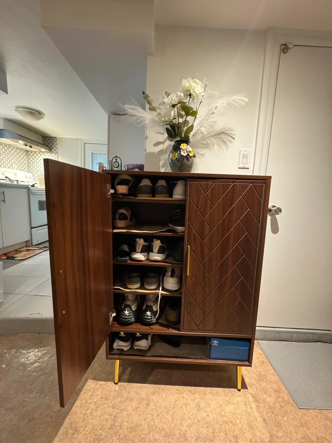 24 Pair Shoe Storage Cabinet - photo 2