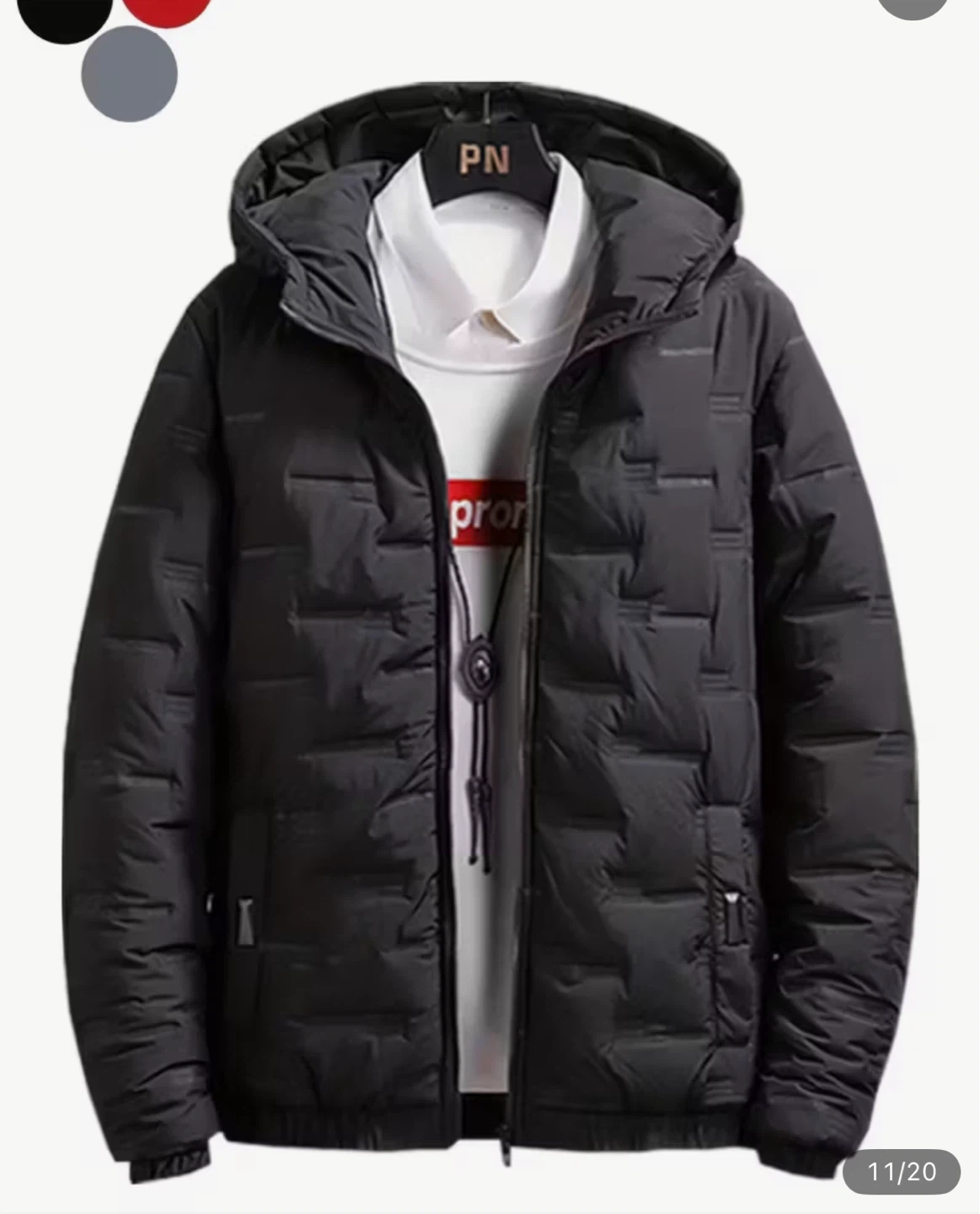 Men's Black Puffer Jacket，brand new,final sale - photo 4