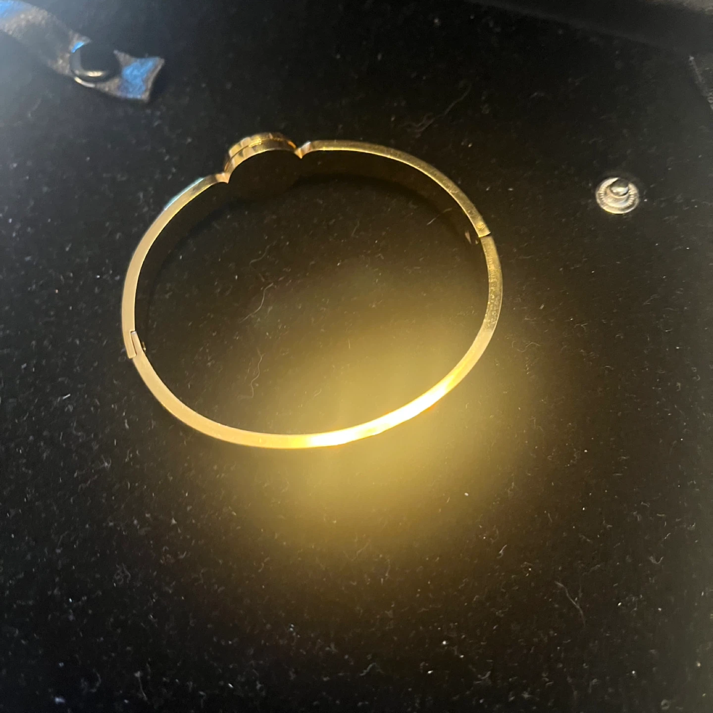 Gold on stainless steel Bangle Bracelet - photo 2