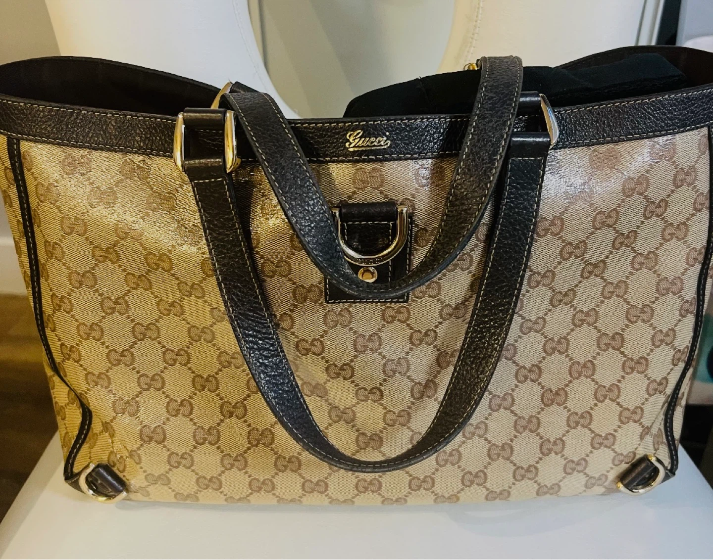 💯 Authentic Gucci Crystal Tote Bag
