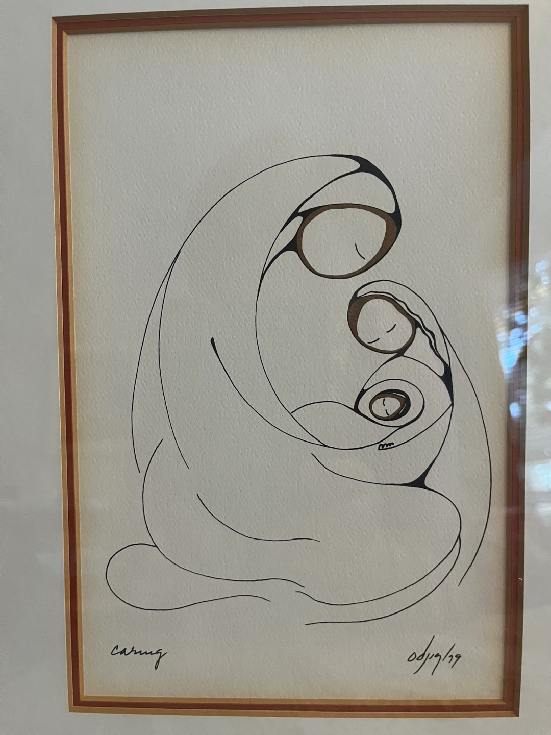 Art- Daphne Odjig  Indigenous  Art, family theme, 3 print set - photo 5