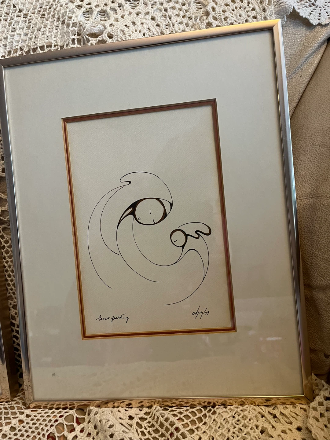 Art- Daphne Odjig  Indigenous  Art, family theme, 3 print set - photo 4