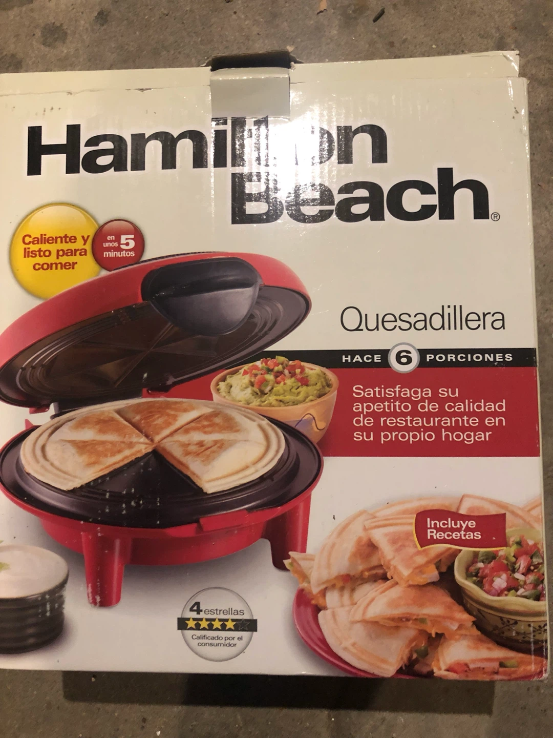 Unused Hamilton Beach Quesadilla Maker - photo 2