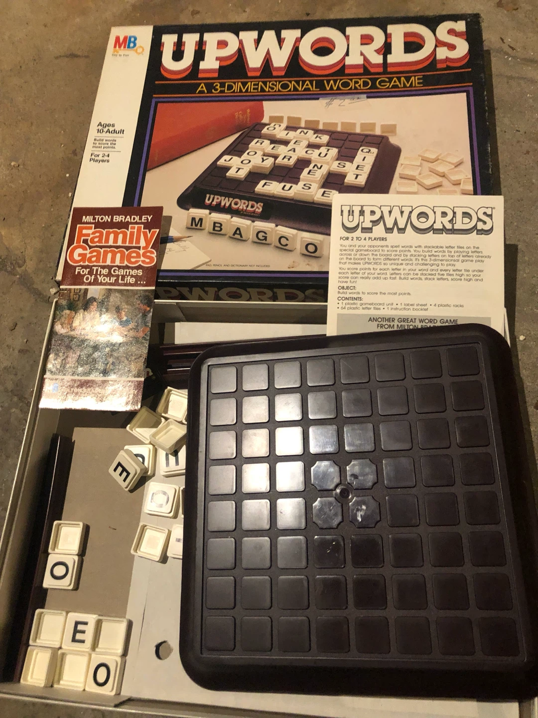 Milton Bradley Upwords A 3-Dimensional Word Game - photo 2