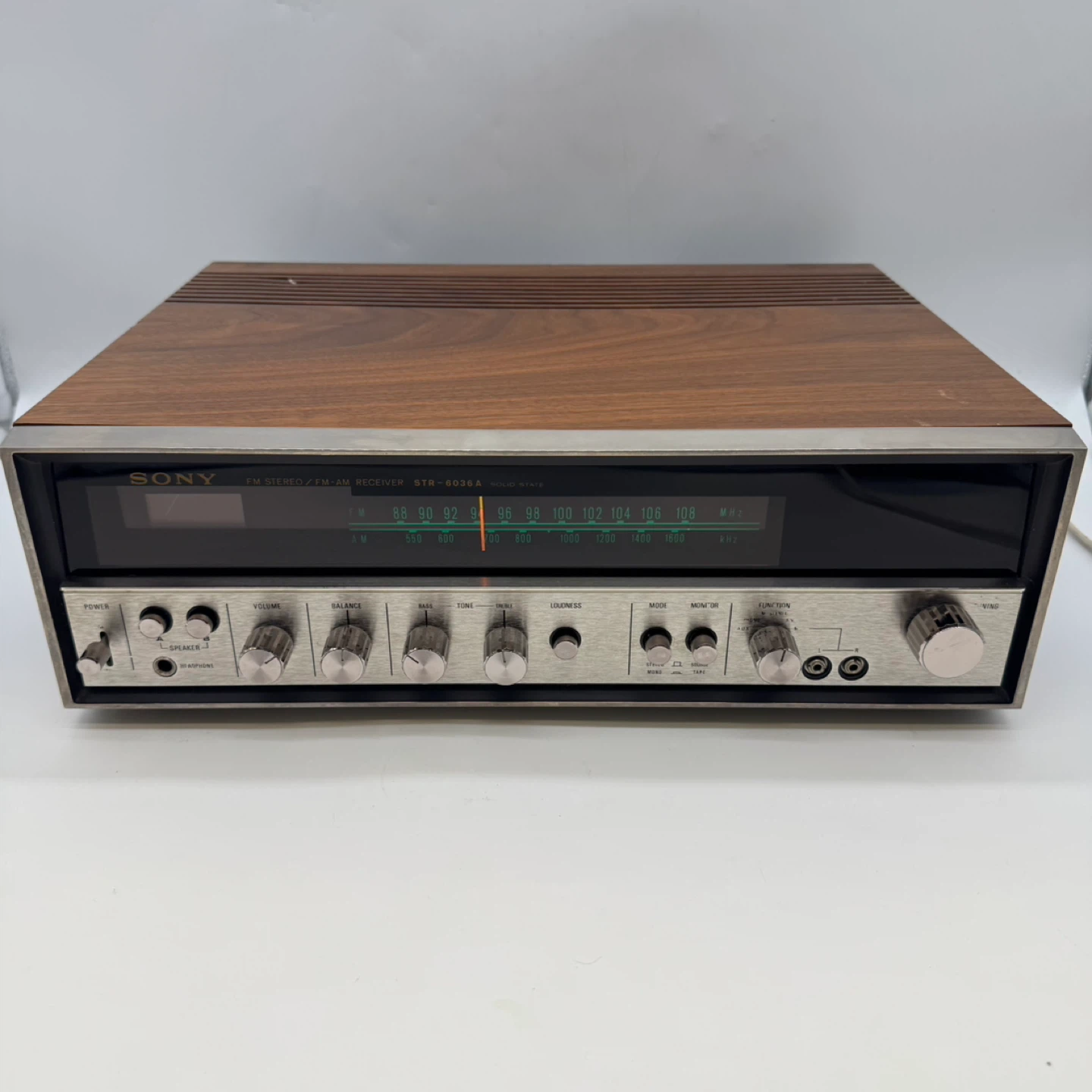 Vintage Sony STR-6036A FM/AM Stereo Receiver Working Japan