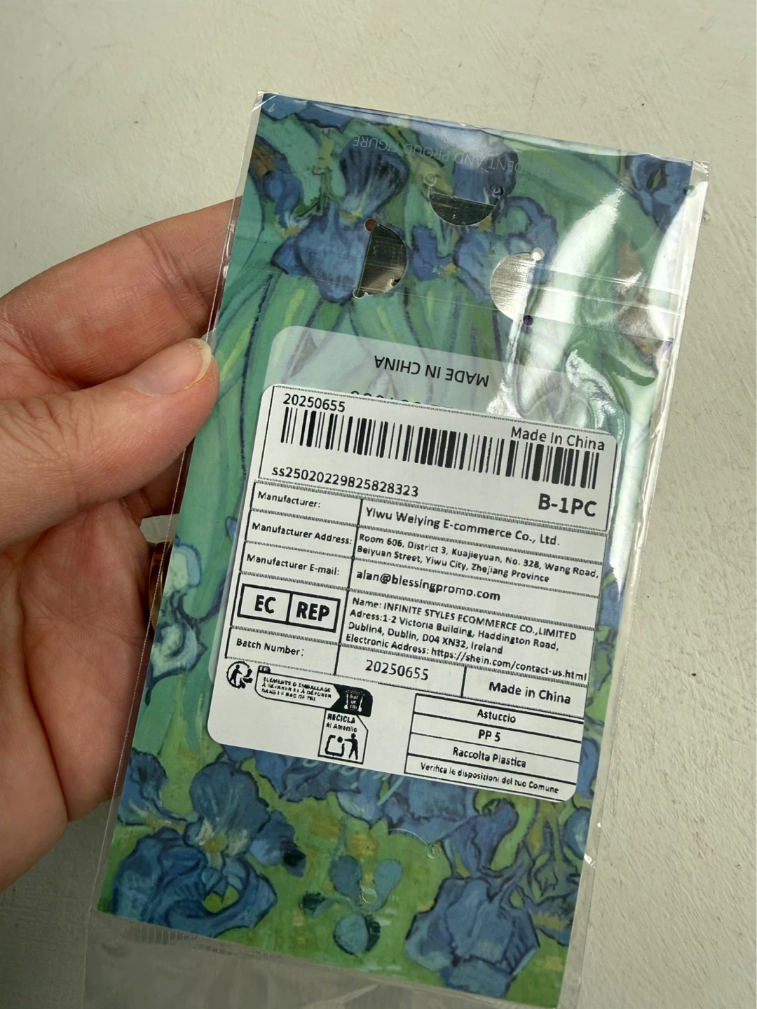 BNIB metal irises bookmark - photo 4
