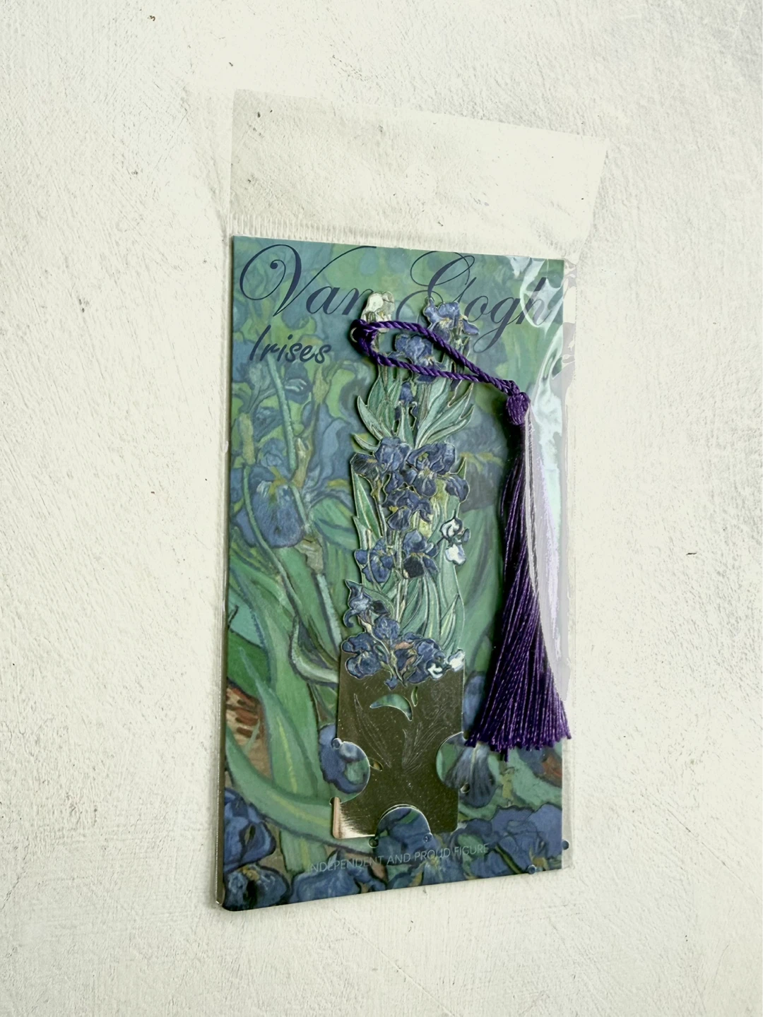 BNIB metal irises bookmark - photo 3