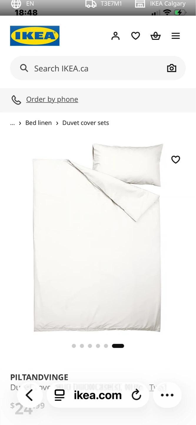 Duvet twin size