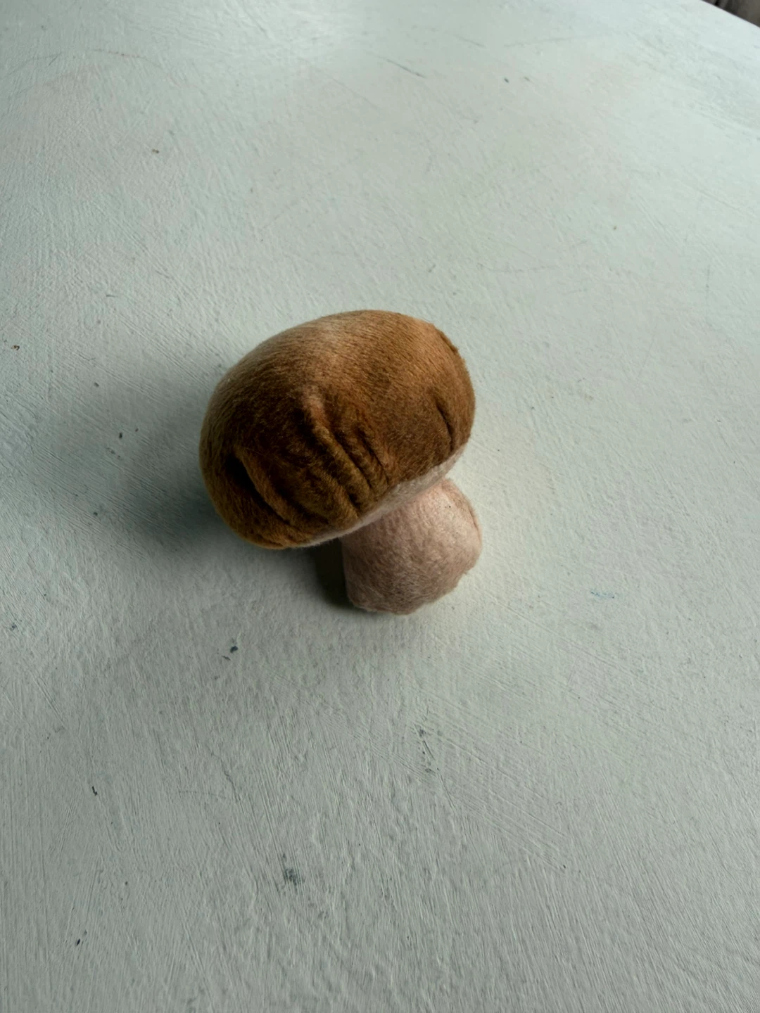 Tiny mushroom plushie