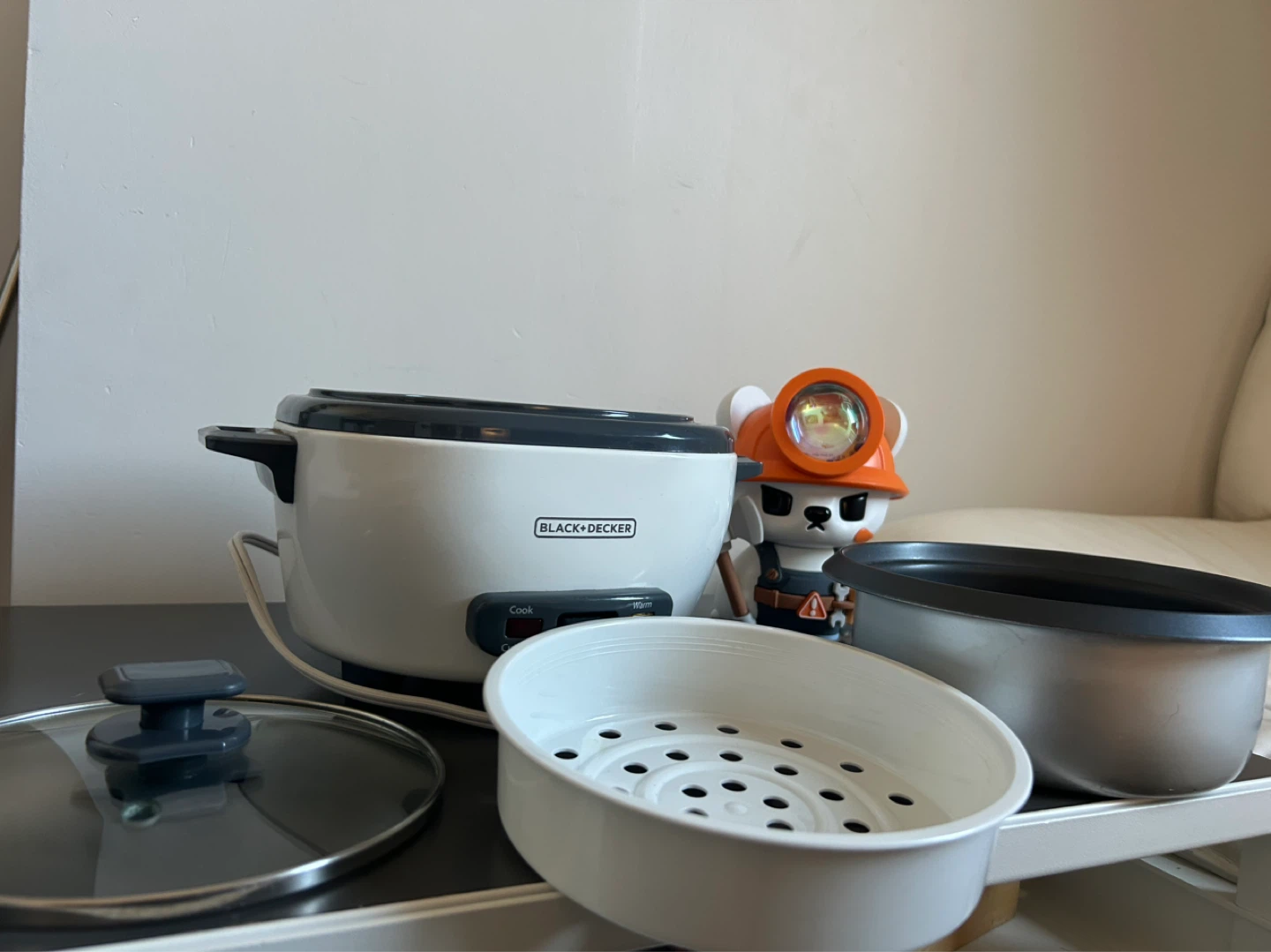 Black+Decker Rice Cooker with Steamer Basket - photo 3
