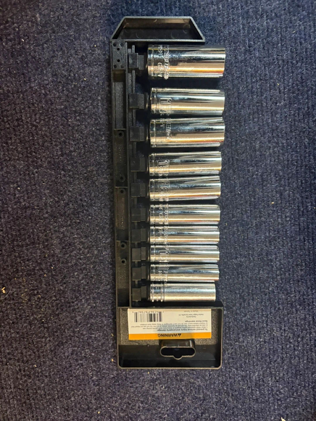Pittsburgh Pro 10 Pc. 3/8" Drive Deep Wall Socket Set - photo 3