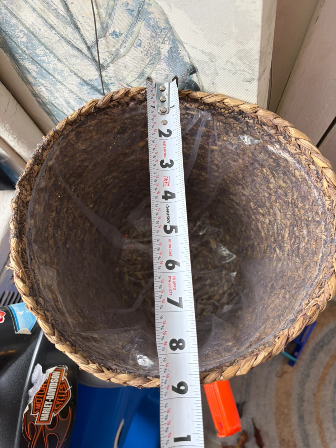 New plant basket with plastic liner - photo 4