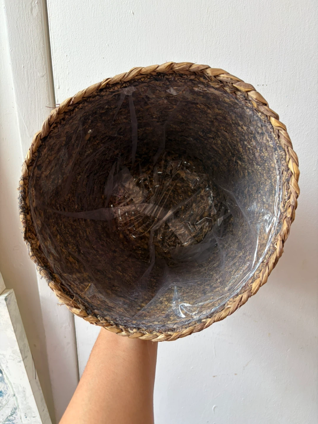 New plant basket with plastic liner - photo 2