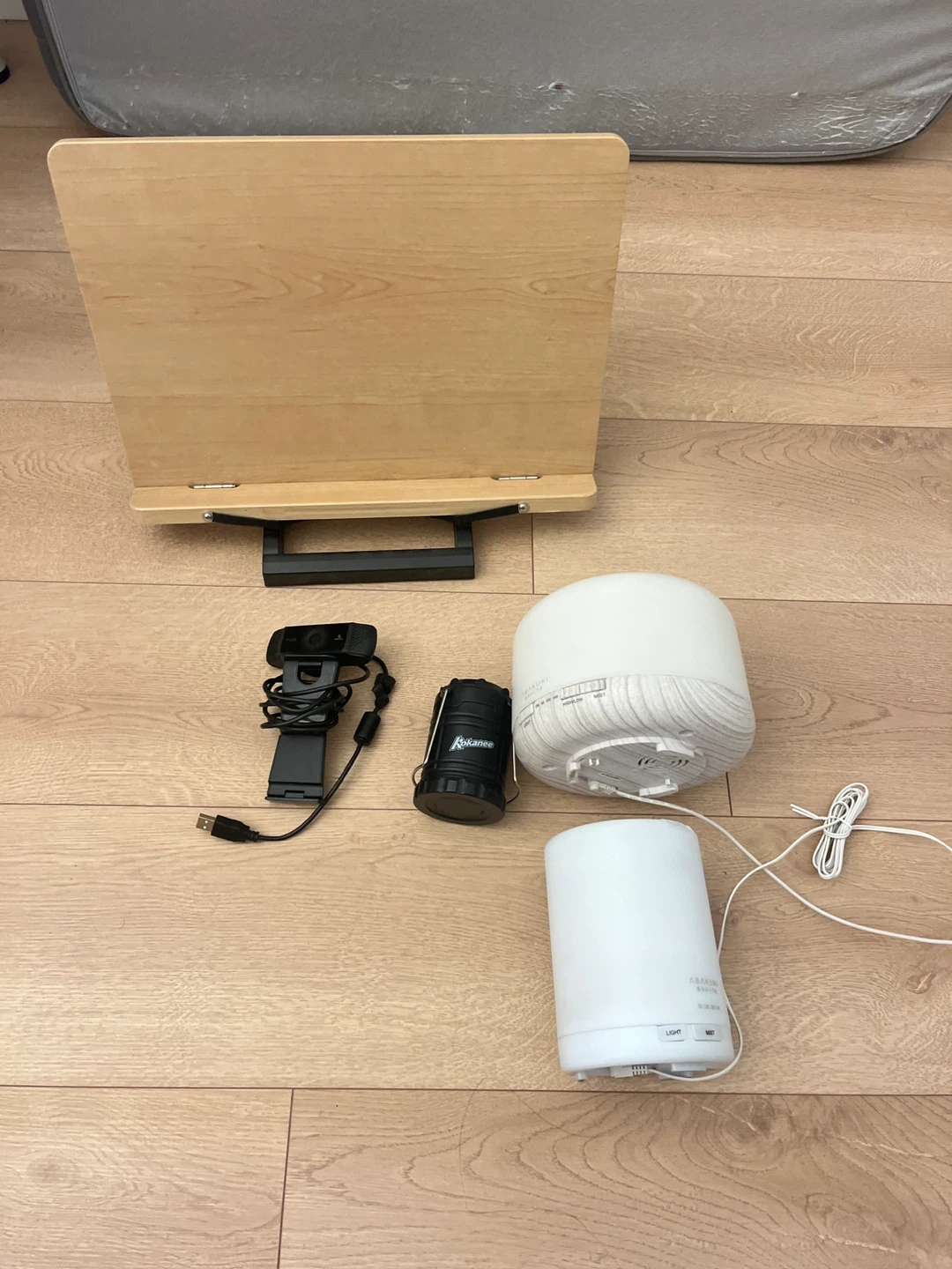 Bundle: Book Stand, Webcam, and 2 Diffusers