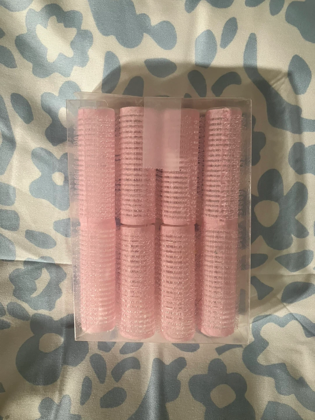 Pink Hair Curlers Set