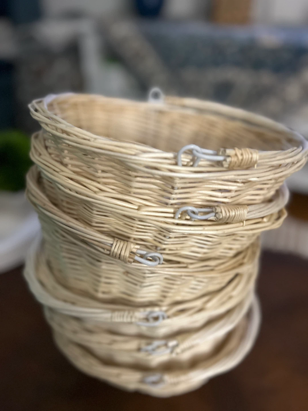 Wicker Baskets with Handles - Set of 6 - photo 4