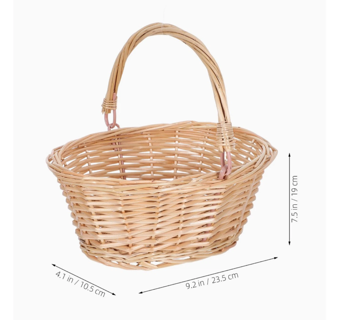 Wicker Baskets with Handles - Set of 6 - photo 2