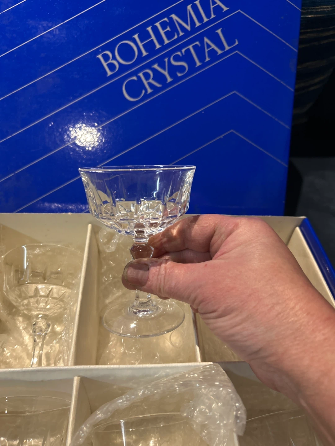 Bohemia Crystal Set of 6 Coupe Glasses