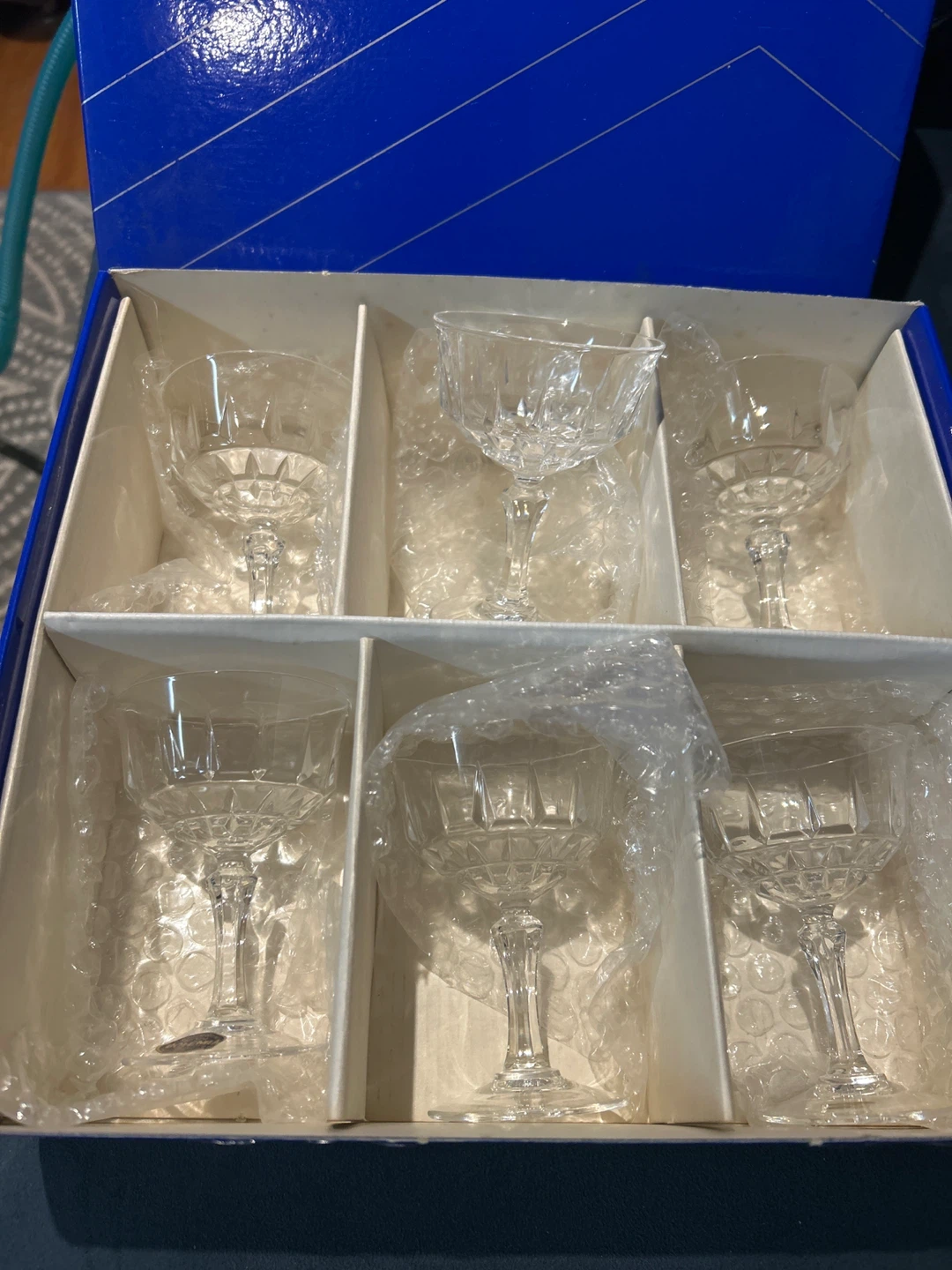 Bohemia Crystal Set of 6 Coupe Glasses - photo 2