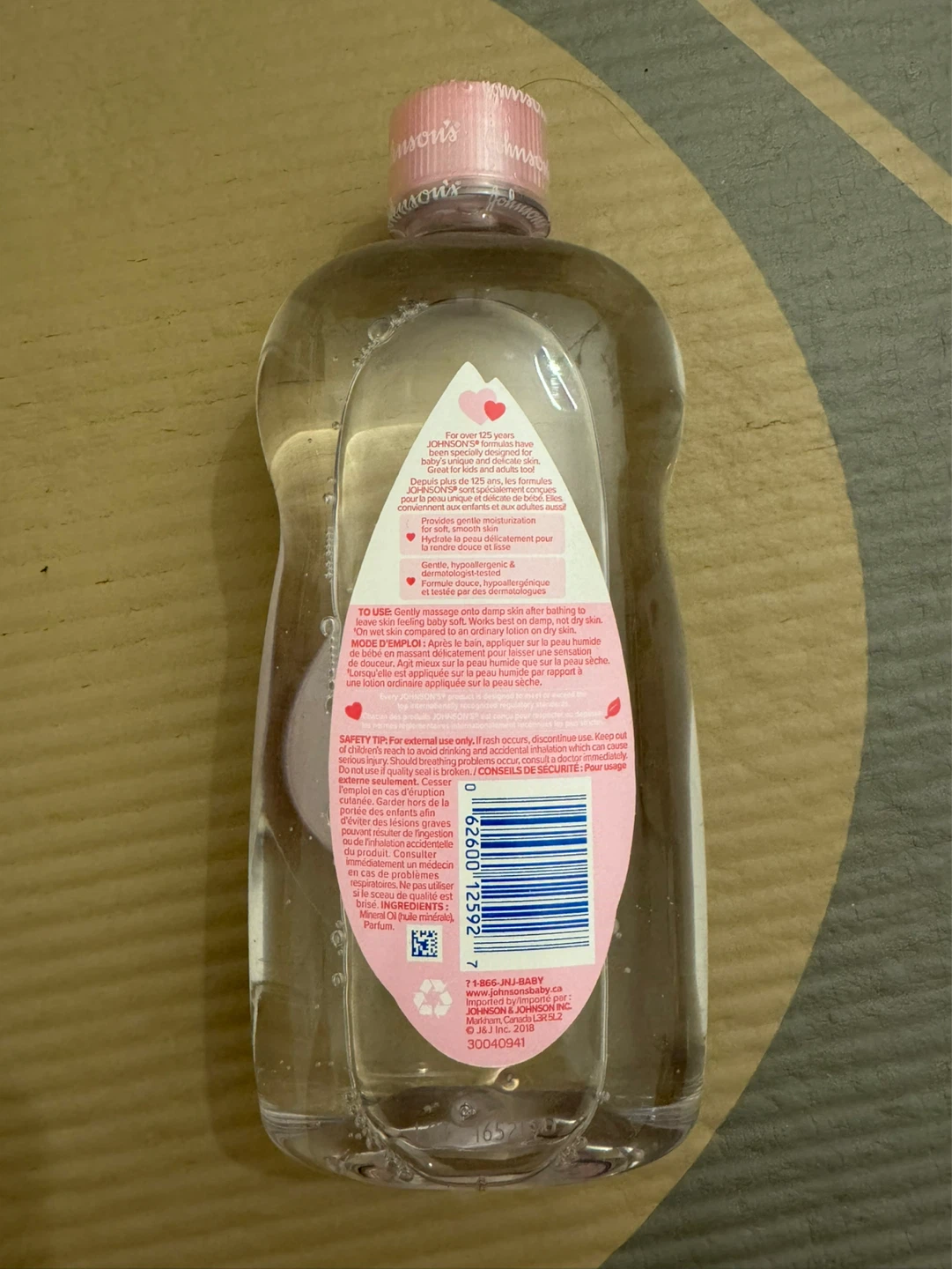 Johnson's Baby Oil for Dry Skin 591 mL - photo 2