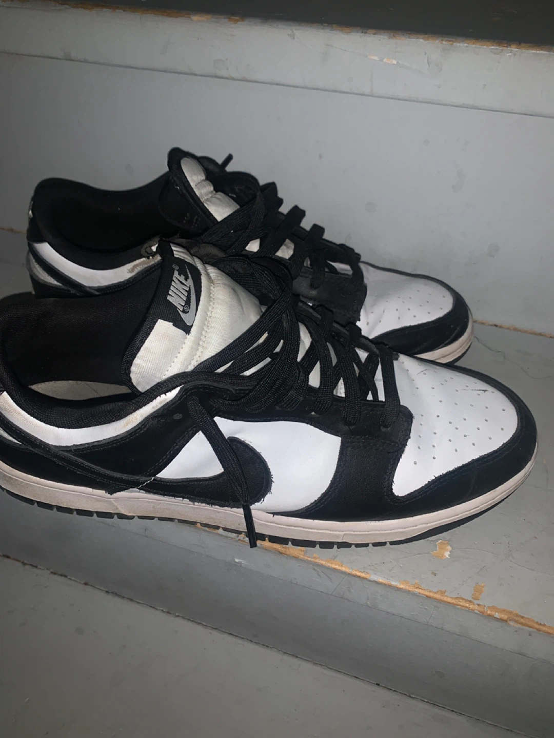 Nike Dunk Low Black White Sneakers