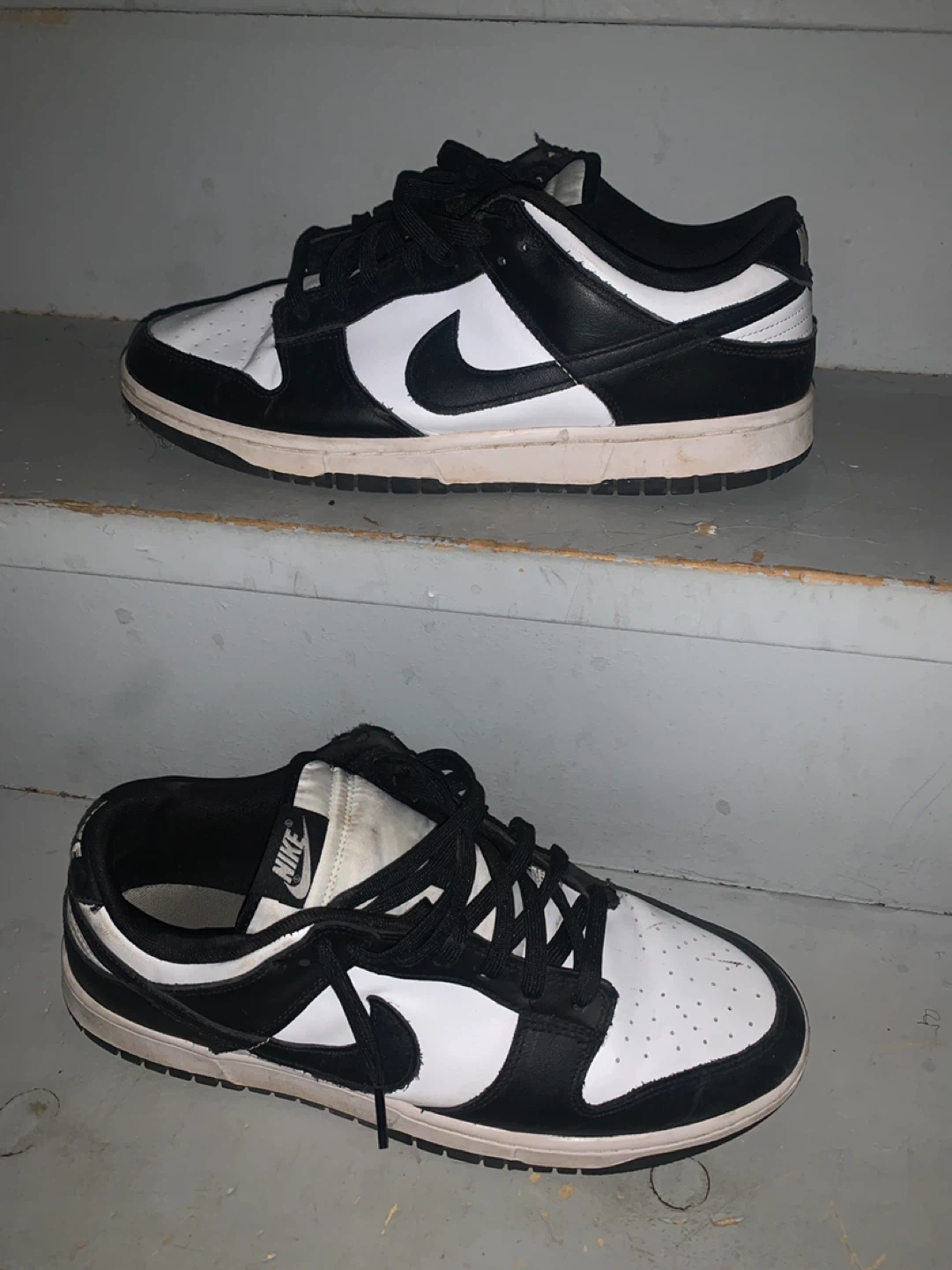 Nike Dunk Low Black White Sneakers - photo 2