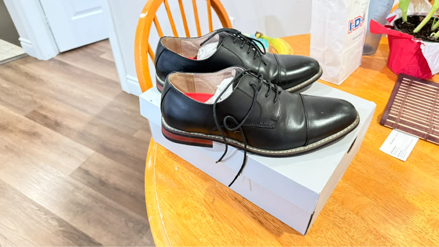 Bruno Marc Men's Black Oxford Dress Shoes - photo 3