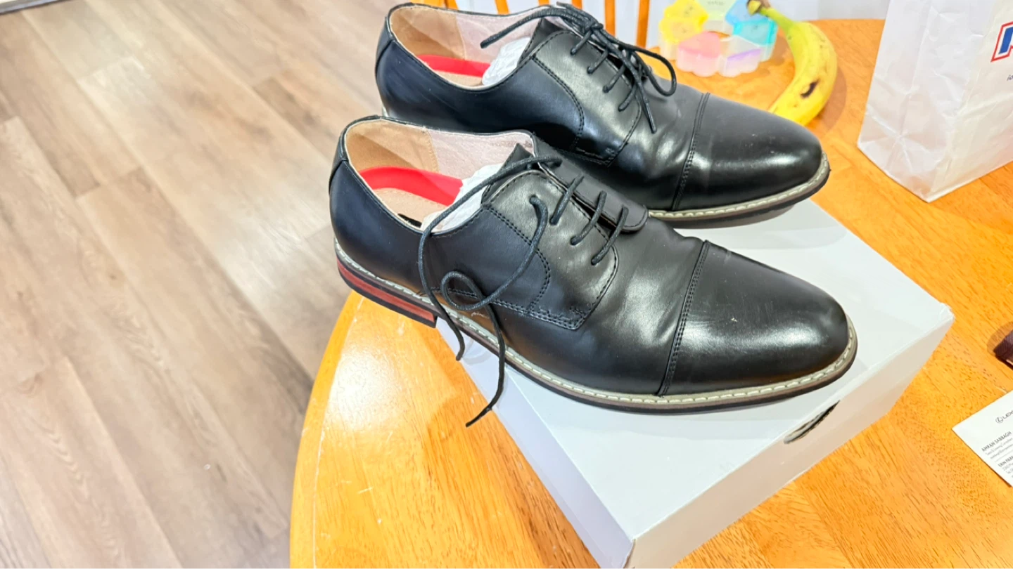 Bruno Marc Men's Black Oxford Dress Shoes - photo 2