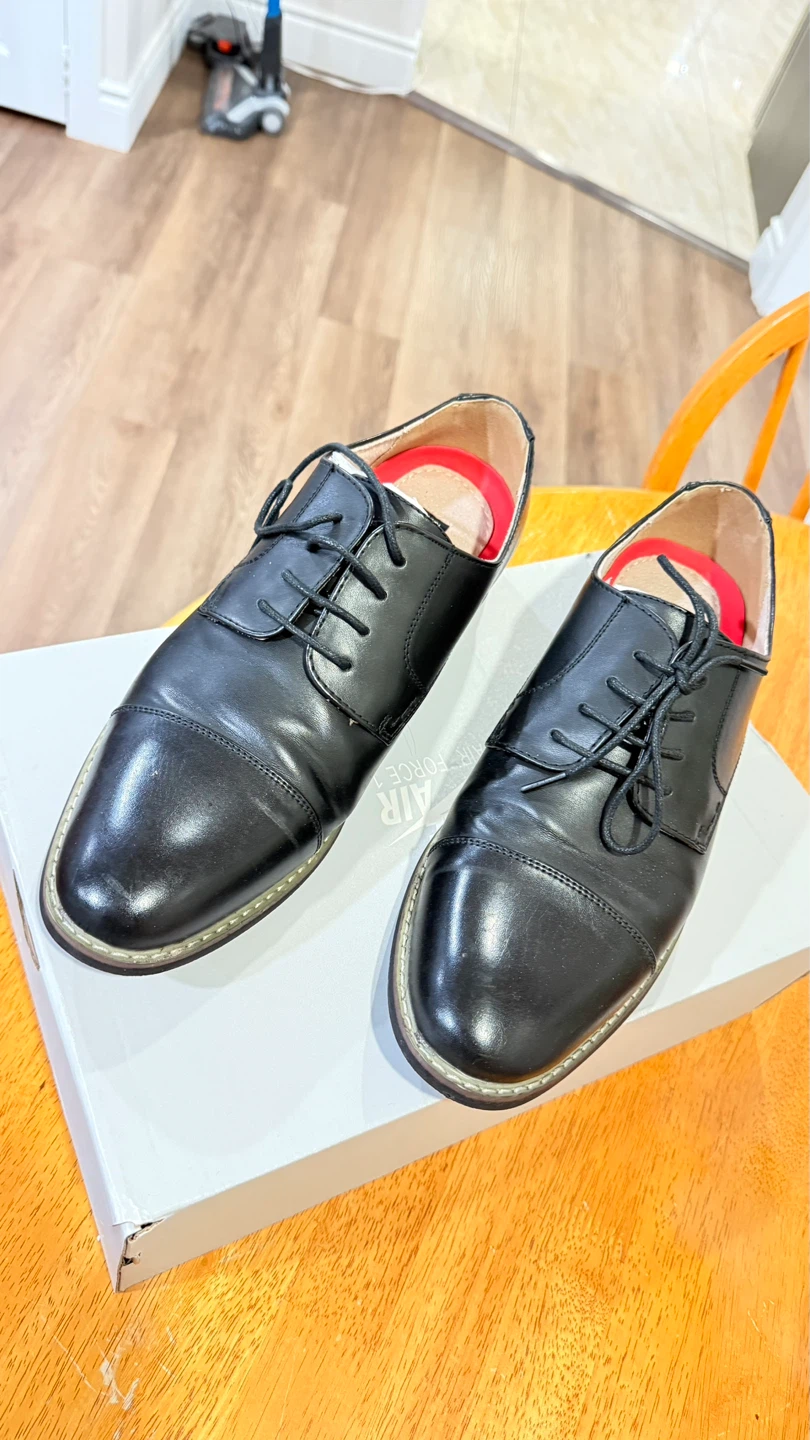 Bruno Marc Men's Black Oxford Dress Shoes