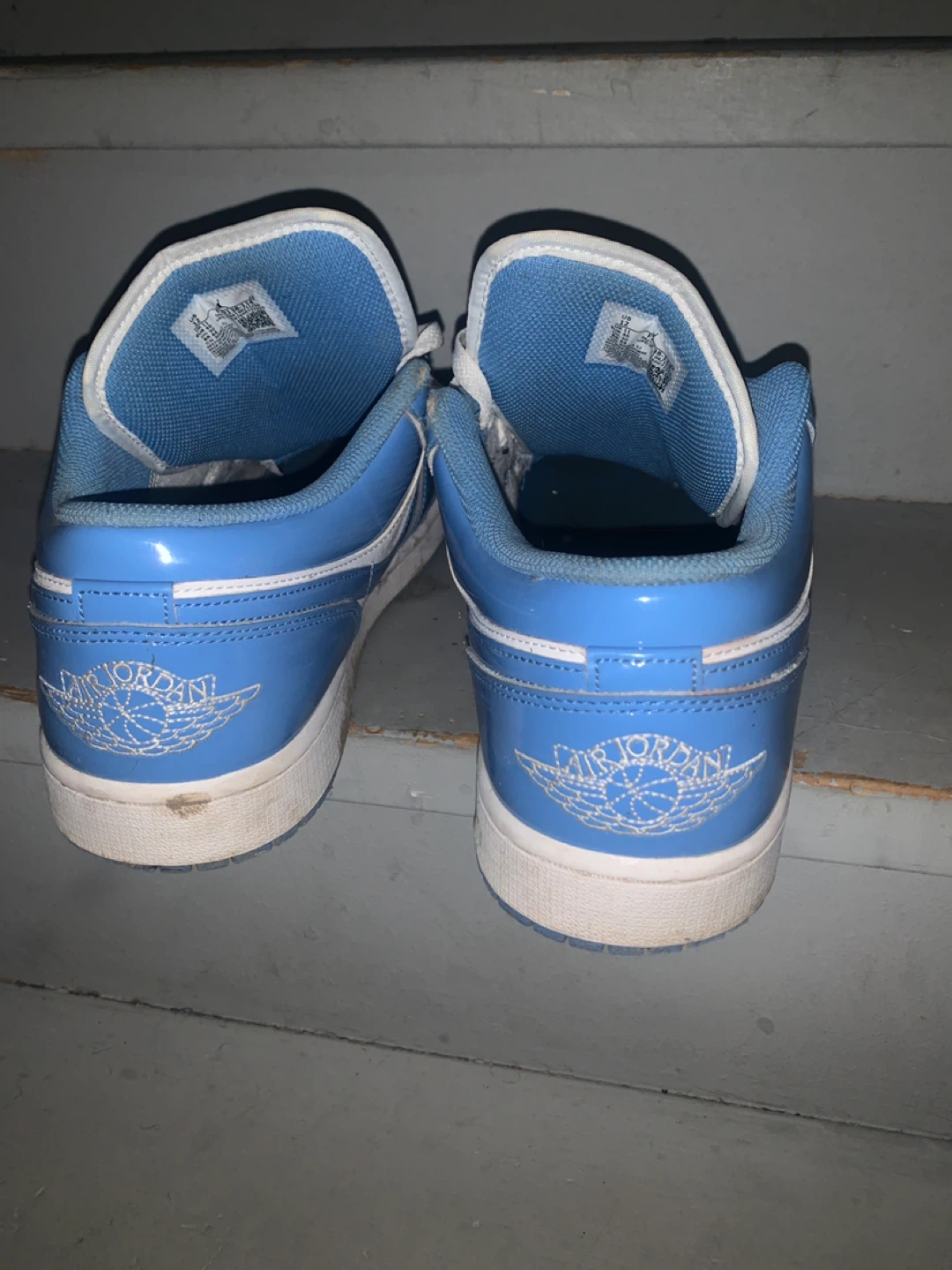 Air Jordan 1 Low University Blue White Sneakers - photo 3