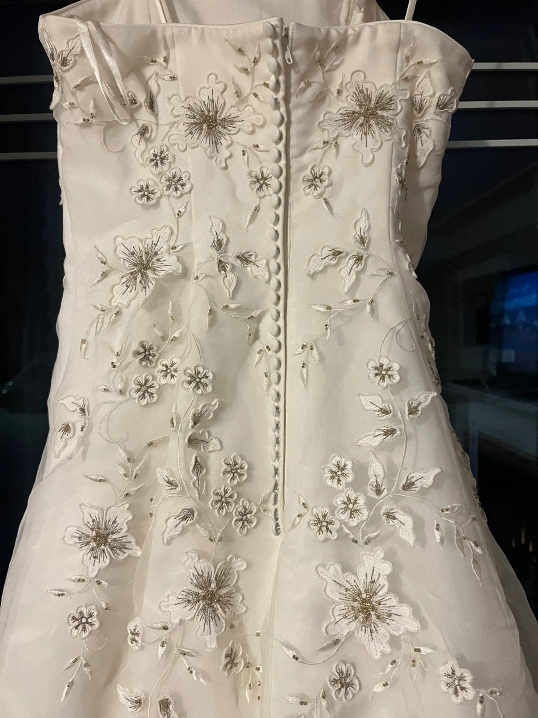 NEW optional strapless wedding dress with shoes - photo 5