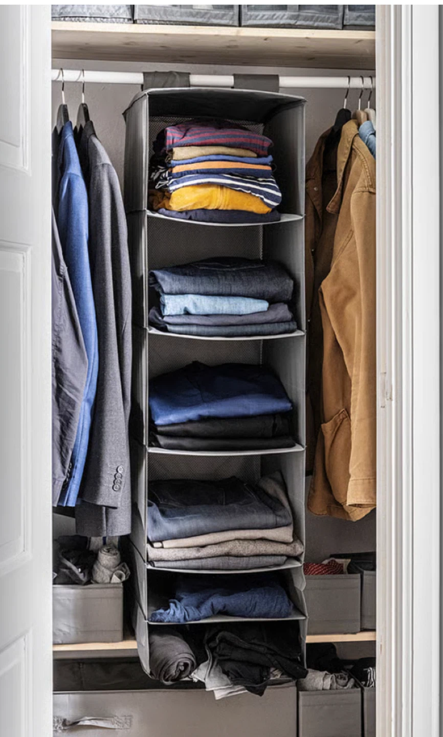 IKEA Hanging Closet Organizer with 6 compartments - photo 5