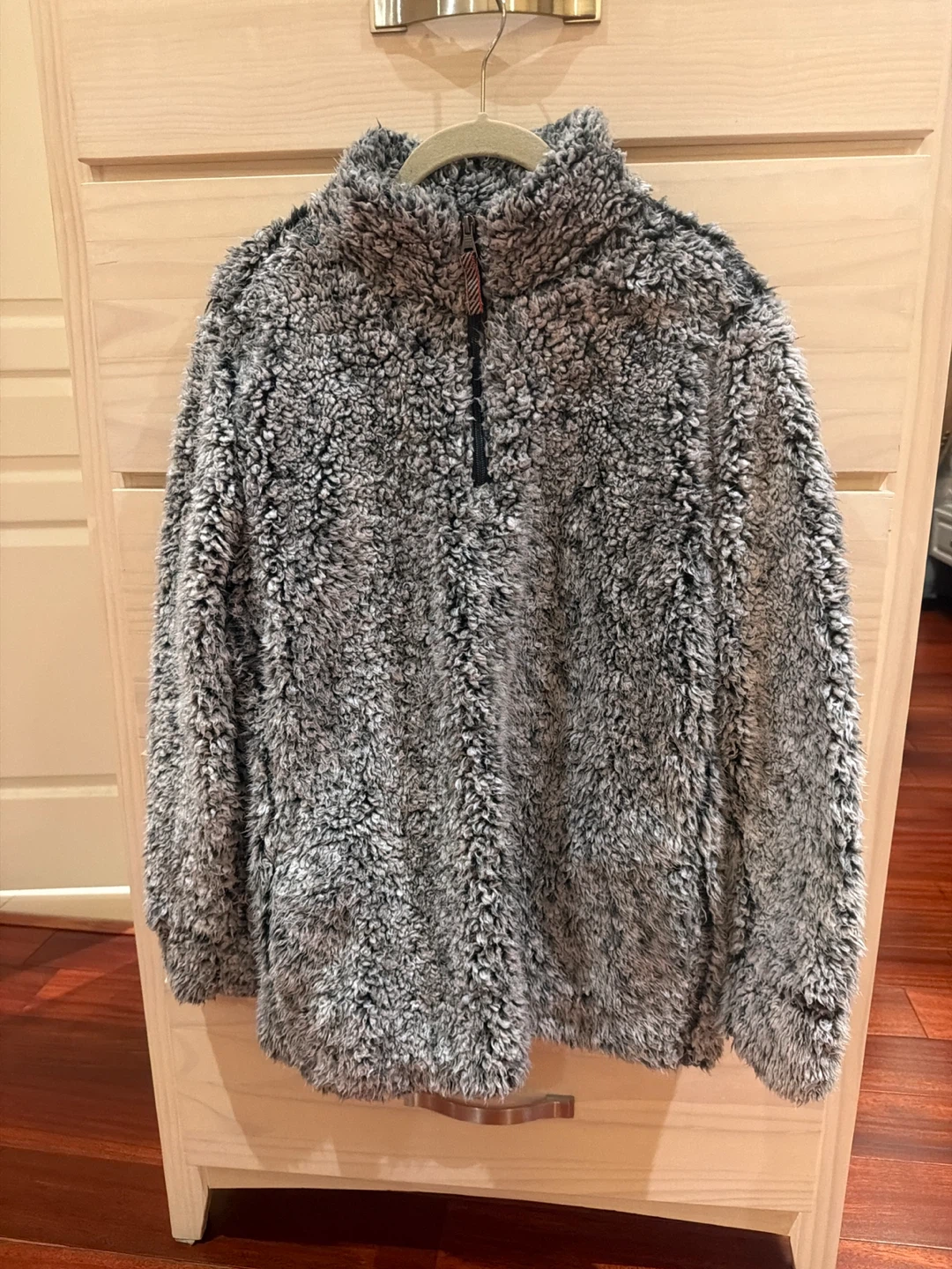 Vintage Sherpa Fleece Pullover Size L