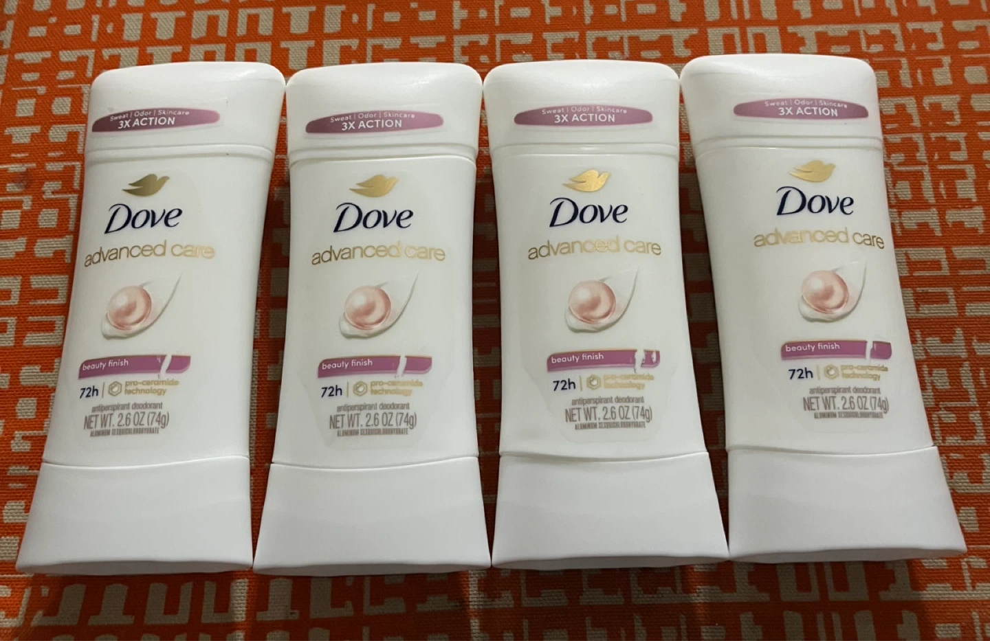 Dove Advanced Care Antiperspirant Deodorant -  (4 x 2.6 oz)
