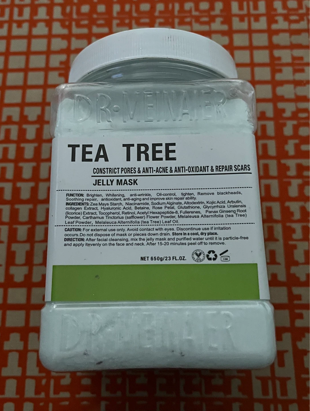 Dr. Meinaier Tea Tree Jelly Mask 650g