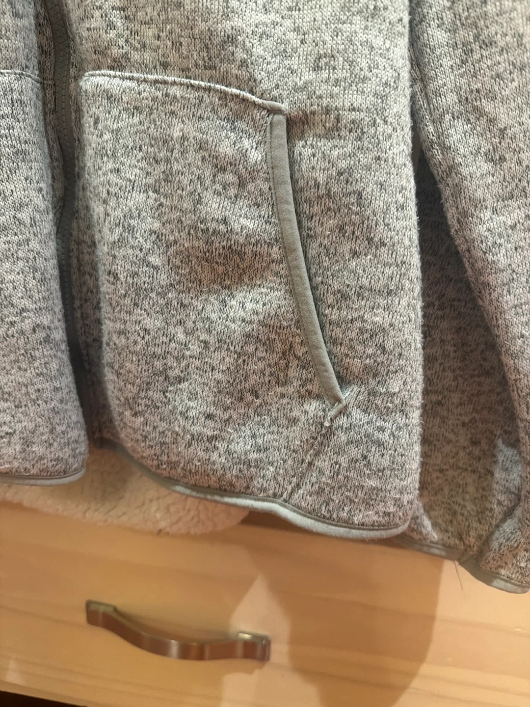 Women’s Reebok Grey Fleece Lined Hoodie - photo 5