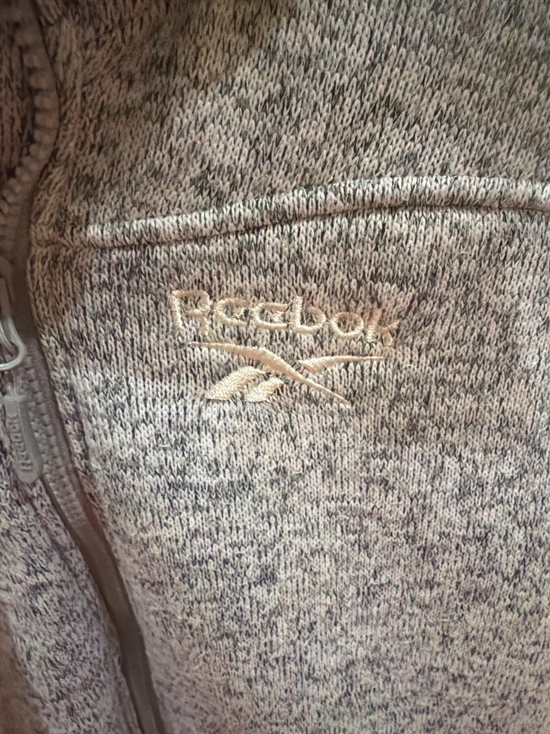 Women’s Reebok Grey Fleece Lined Hoodie - photo 3