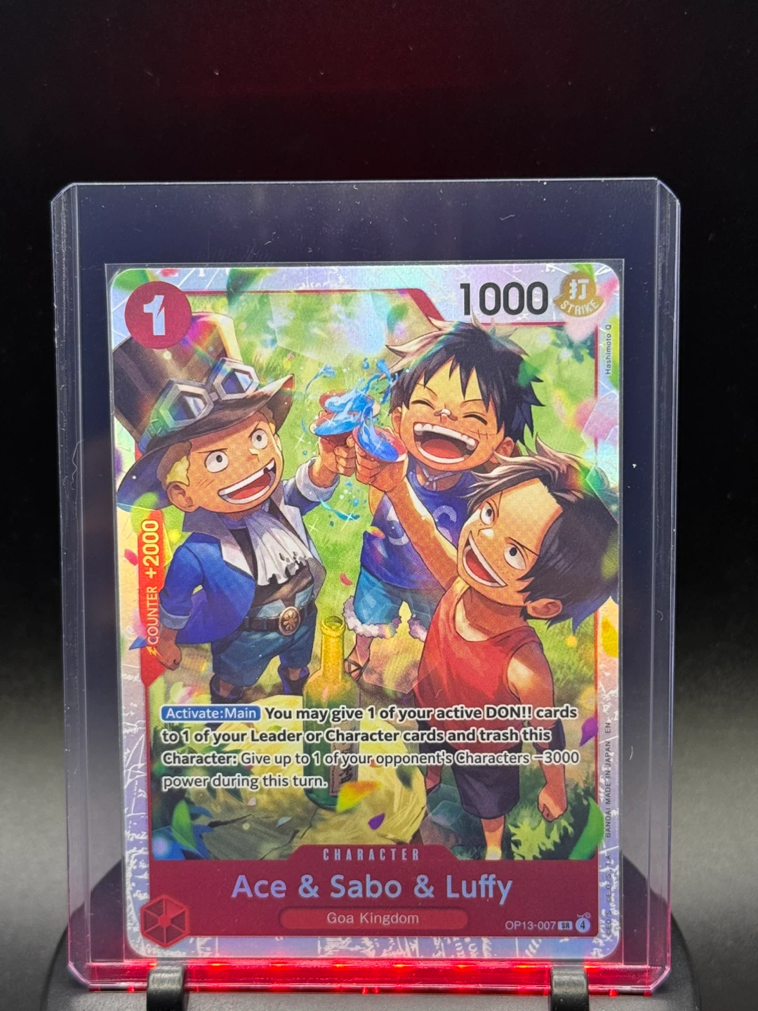 One Piece Card Game - Ace & Sabo & Luffy & RArmy