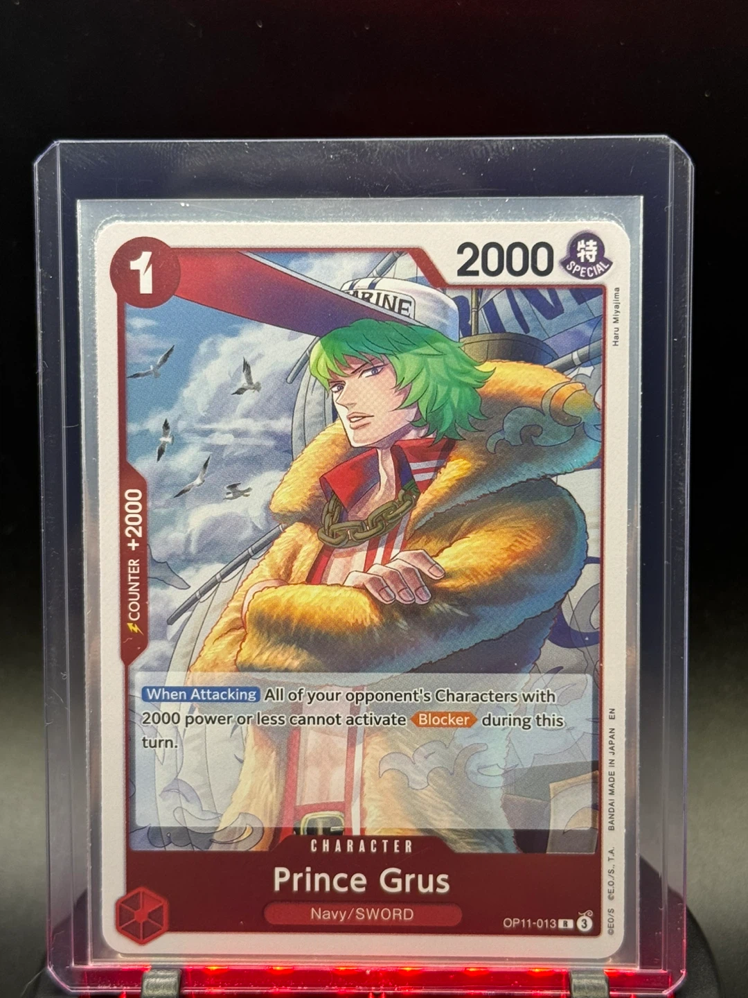One Piece Card Game - Prince Grus, Helmeppo, X.Drake, Neptune - photo 4