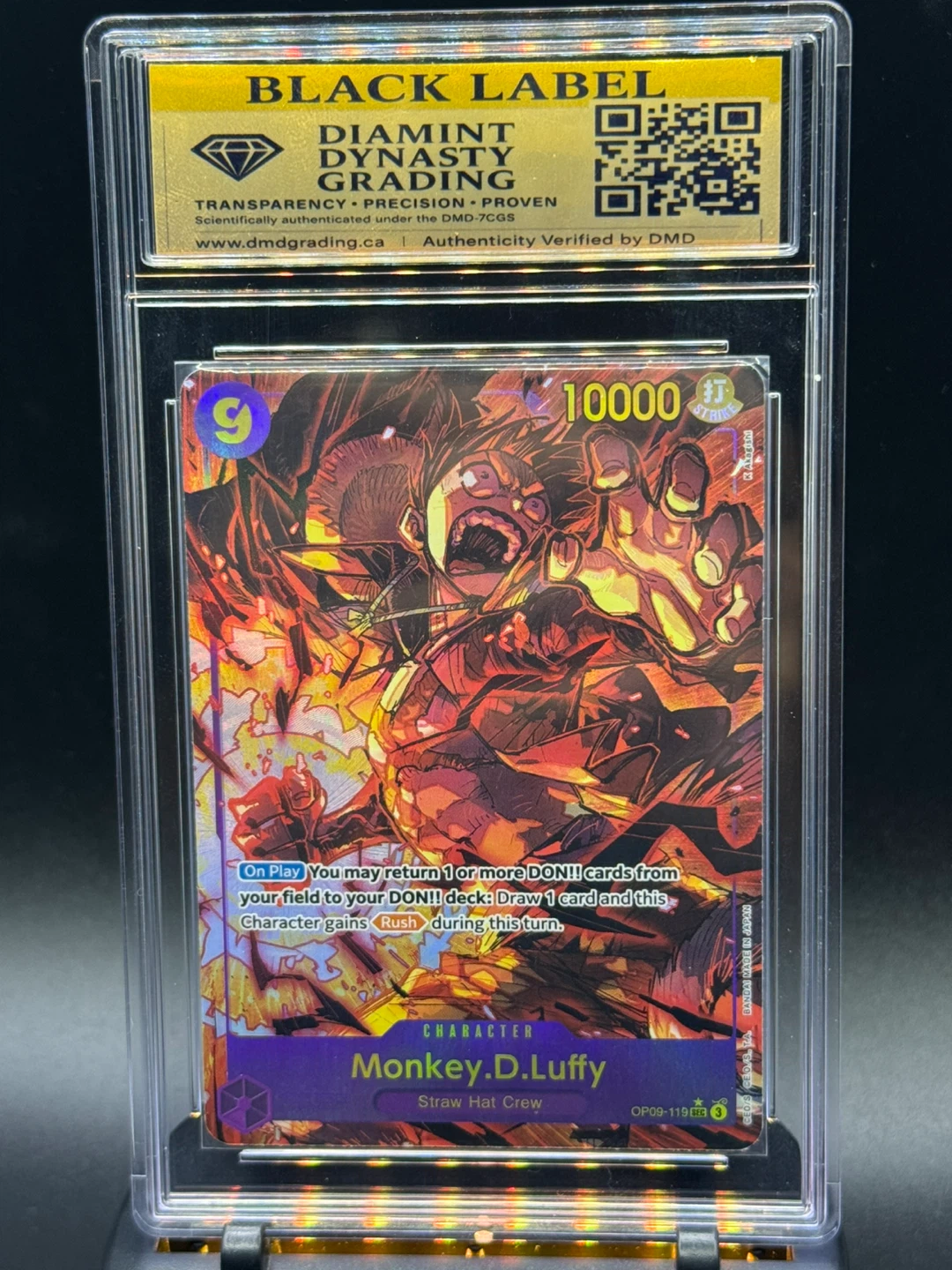 One Piece Monkey D. Luffy OP09-119 SEC AA - photo 2