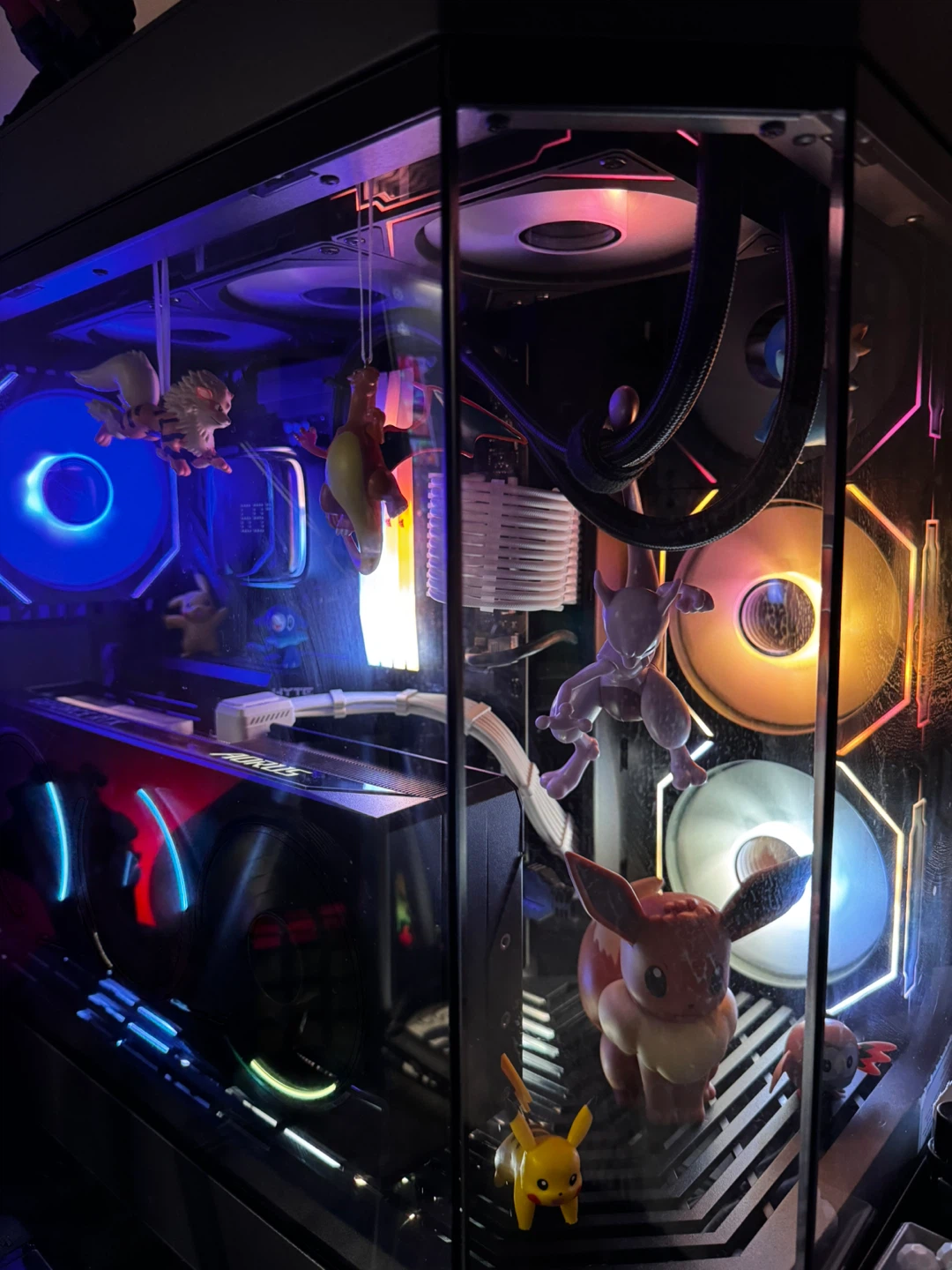 Custom Gaming PC with RGB Lighting