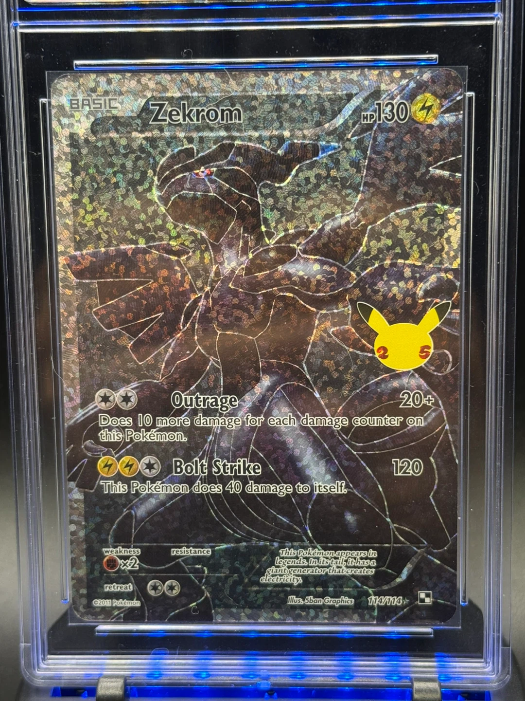 Pop4 BL Pokémon TCG Zekrom 114/114 Classic Collection 2021