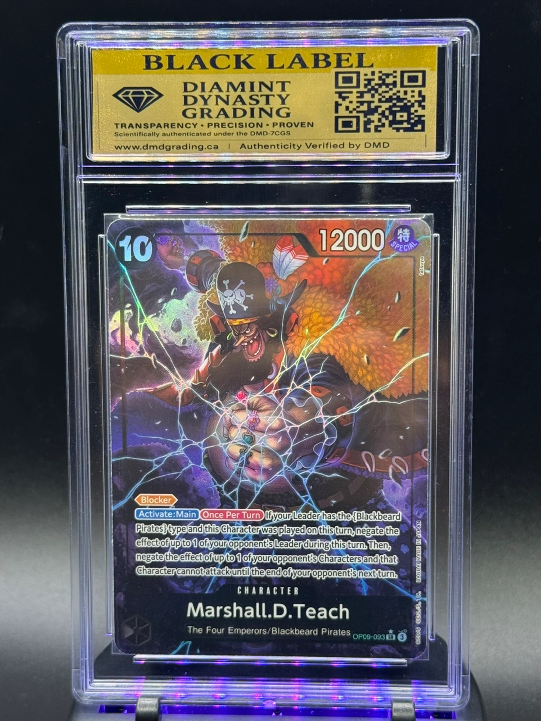 Pop 1 1st ever BL One Piece Card - Marshall D. Teach OP09-093 - photo 5